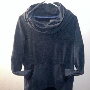 L.L. Bean Slate Blue Funnel Neck Sweatshirt